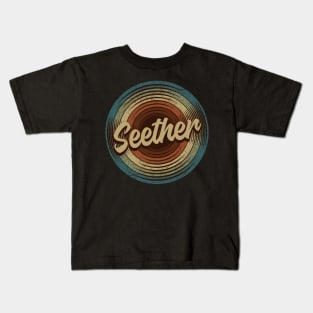 Seether Vintage Vinyl Kids T-Shirt